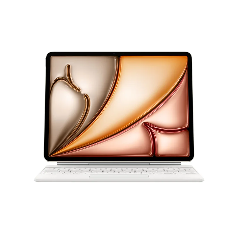 Magic Keyboard pour iPad Air 13-pouces (M3) — AZERTY — Blanc