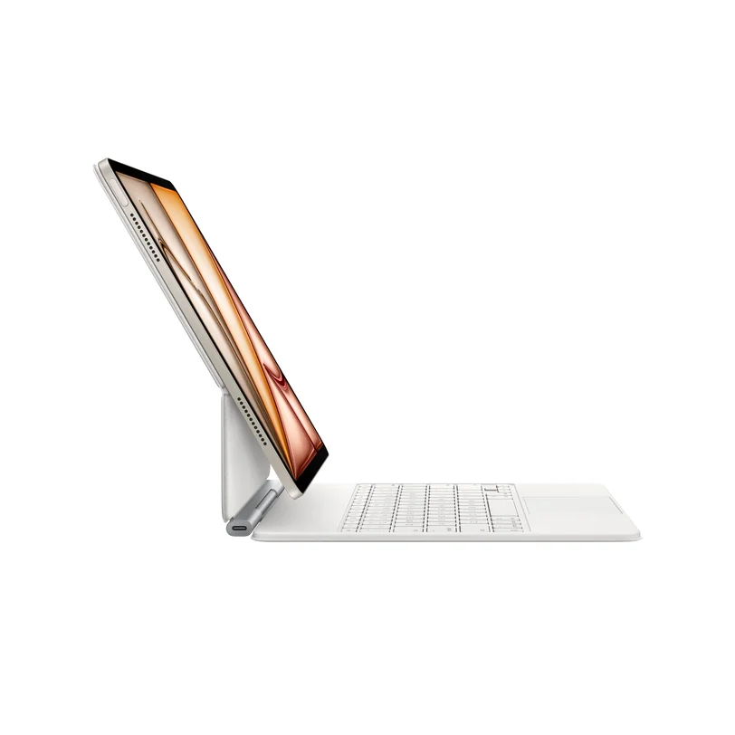 Magic Keyboard pour iPad Air 13-pouces (M3) — AZERTY — Blanc