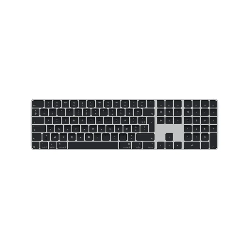 Magic Keyboard with Touch ID and Numeric Keypad for Mac models with Apple silicon — AZERTY - Black Keys
