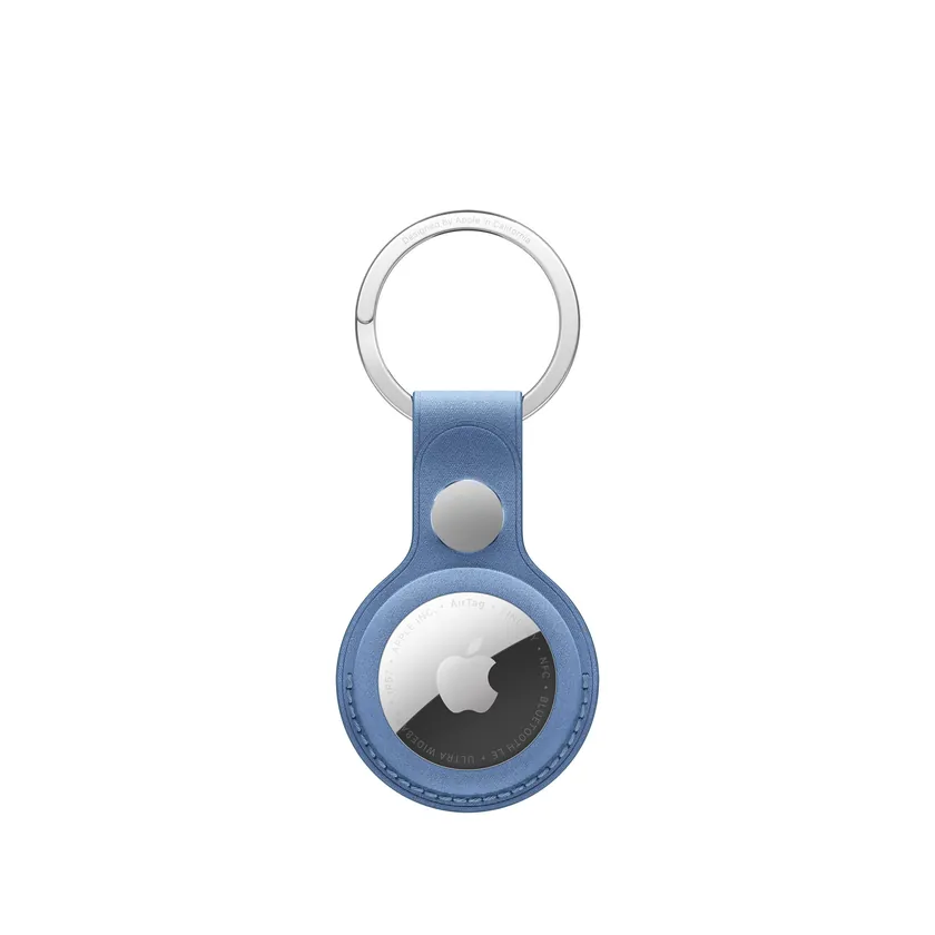 Porte-clés FineWoven AirTag — Bleu wildflower