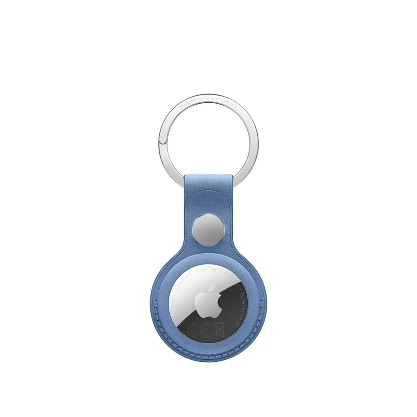 Porte-clés FineWoven AirTag — Bleu wildflower
