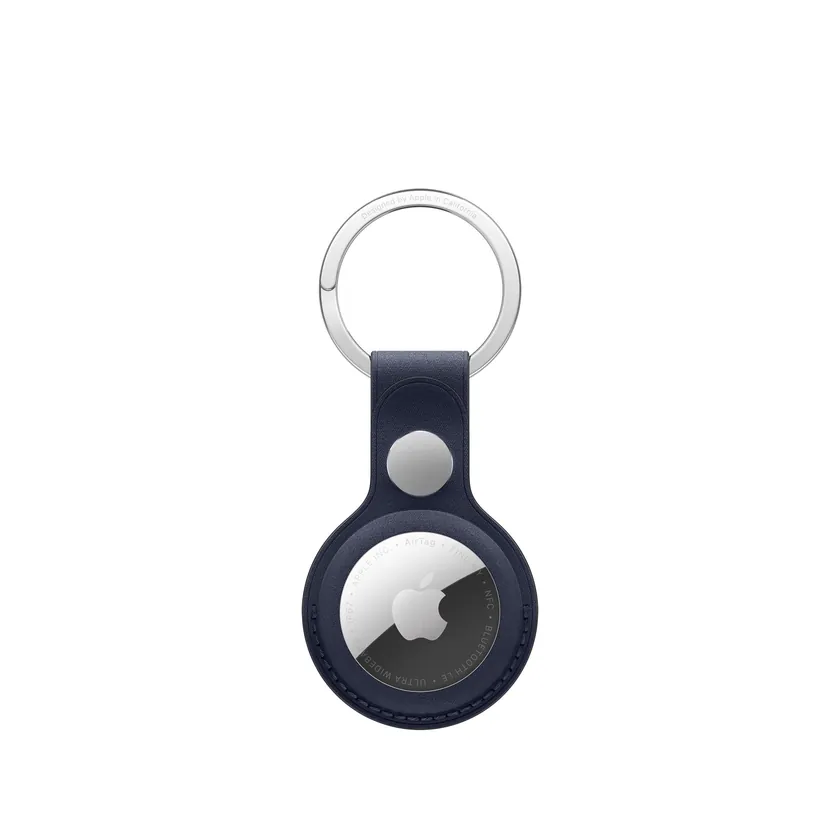 Porte-clés FineWoven AirTag — Marine