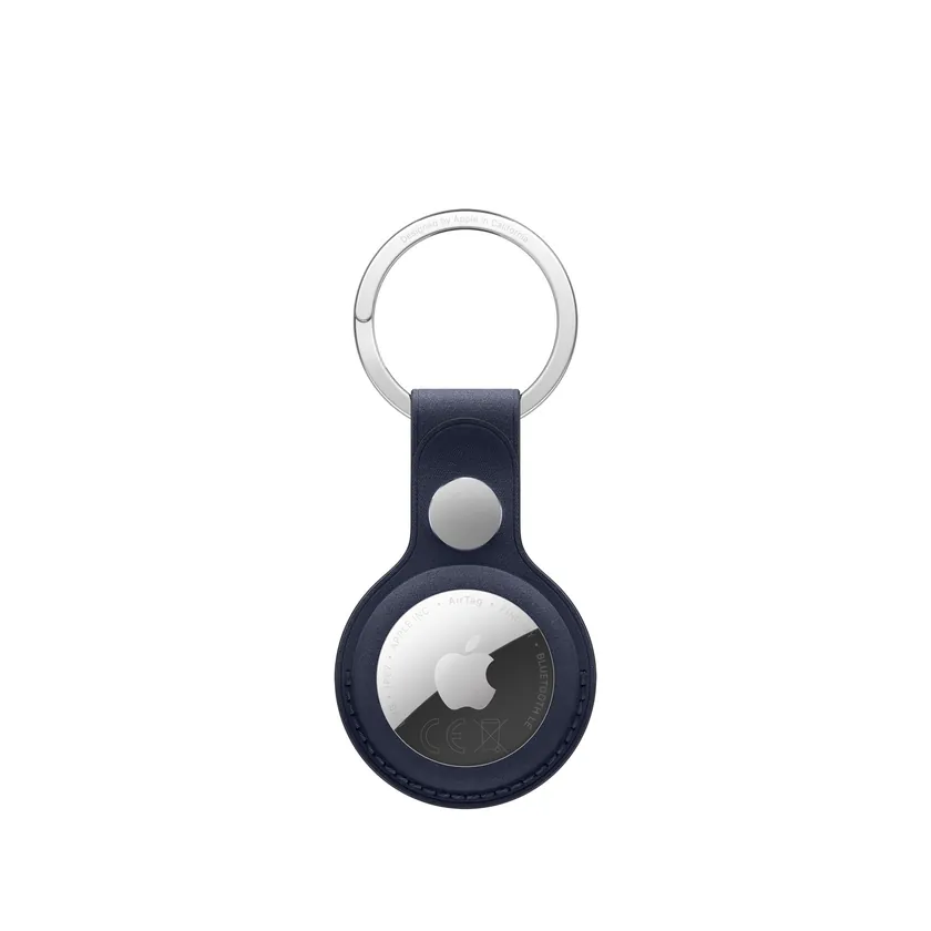 Porte-clés FineWoven AirTag — Marine