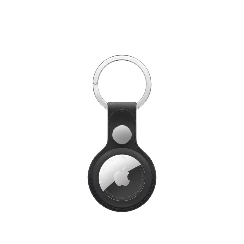Porte-clés FineWoven AirTag — Noir