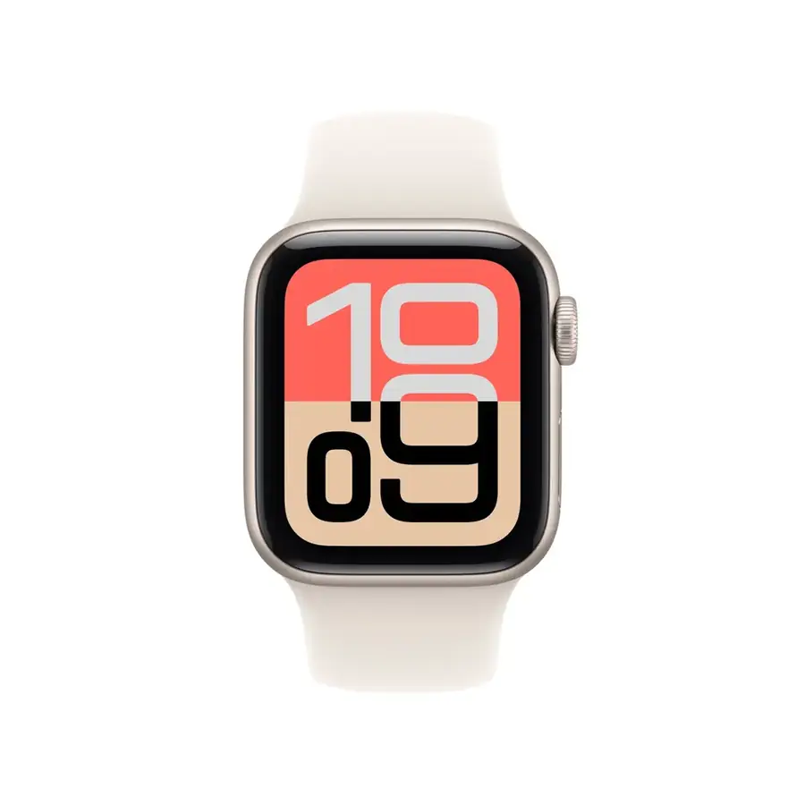 Apple Watch SE 3 GPS 40 mm boîtier aluminium Lumière stellaire avec Bracelet Sport Lumière stellaire — M/L