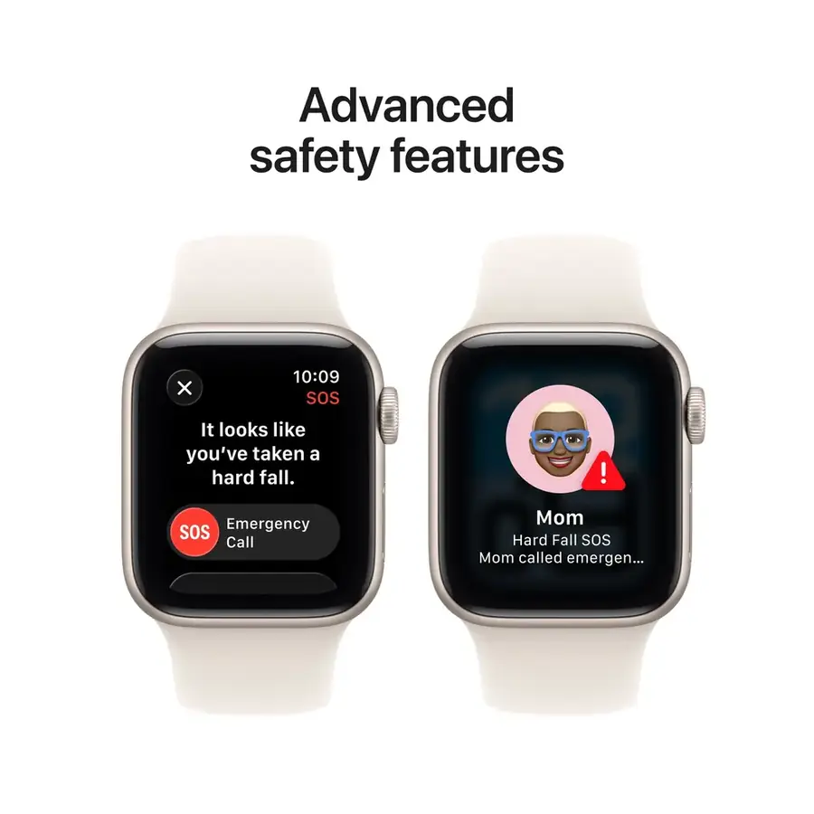 Apple Watch SE 3 GPS 40 mm boîtier aluminium Lumière stellaire avec Bracelet Sport Lumière stellaire — M/L