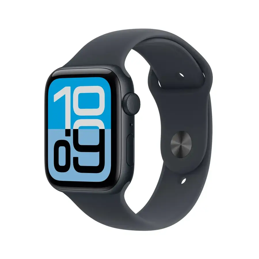 Apple Watch SE 3 GPS 44 mm boîtier aluminium Minuit avec Bracelet Sport Minuit — S/M