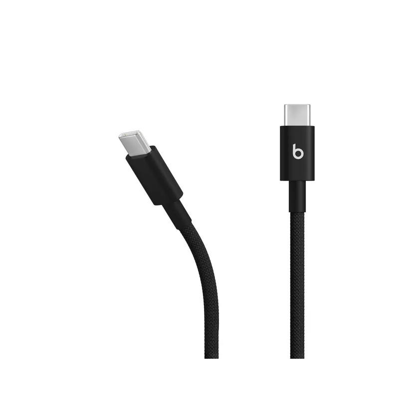 Câble tressé Beats USB-C vers USB-C (1.5 m) - Bolt Black (lot de 2)