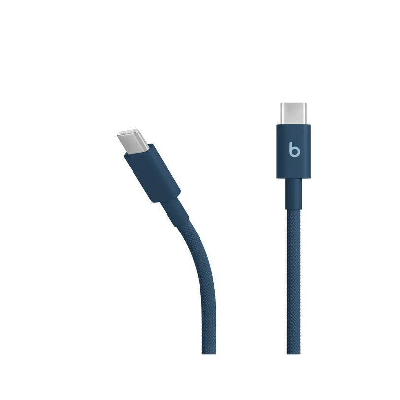 Câble tressé Beats USB-C vers USB-C (1.5 m) - Nitro — Bleu marine