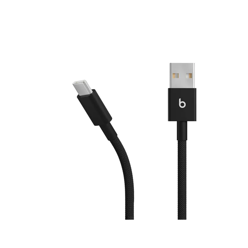 Beats USB-A to USB-C Woven Cables (1.5 m) - Bolt Black (lot de 2)