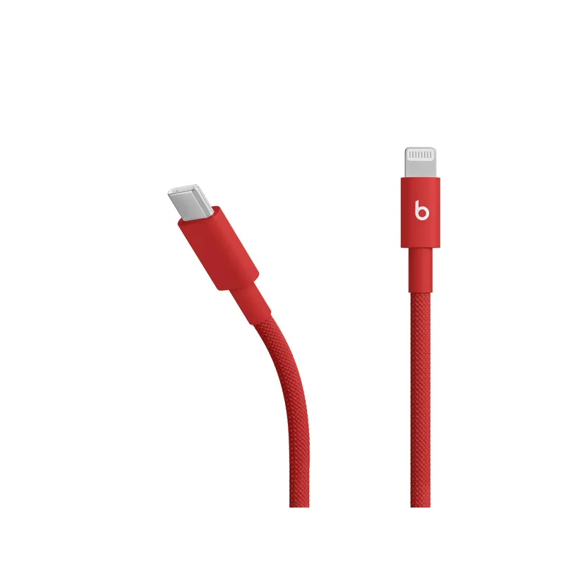 Beats USB-C to Lightning Woven Cable (1.5 m) - Rapid — Rouge