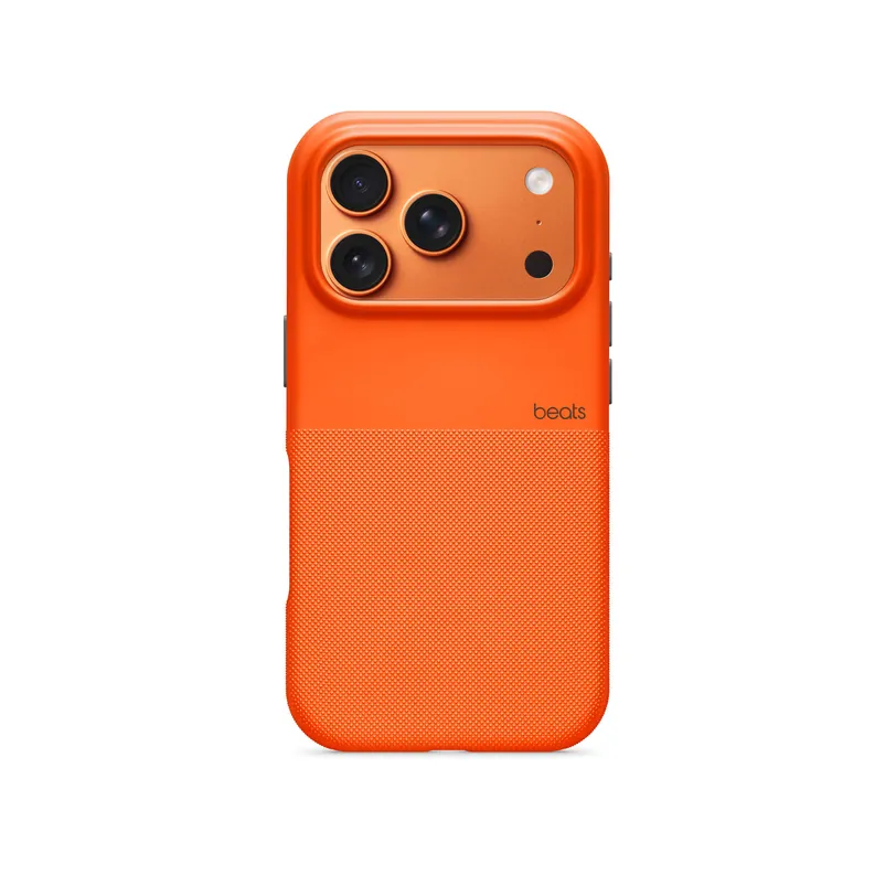 Beats iPhone 17 Pro coque renforcée MagSafe et Camera Control – Sierra — Orange