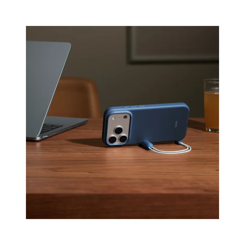 Beats iPhone 17 Pro Kickstand Case with MagSafe and Camera Control - Bedrock — Bleu