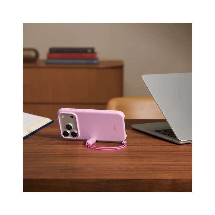 Beats iPhone 17 Pro Kickstand Case with MagSafe and Camera Control - Pebble — Rose