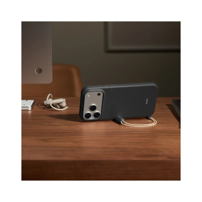 Beats iPhone 17 Pro Max Kickstand Case with MagSafe and Camera Control - Granite — Gris sidéral
