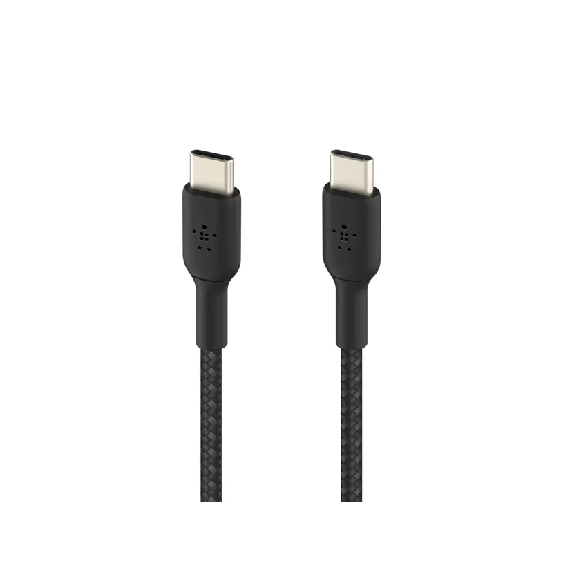 Belkin câble BoostCharge USB-C vers USB-C tressé 1 m — Noir