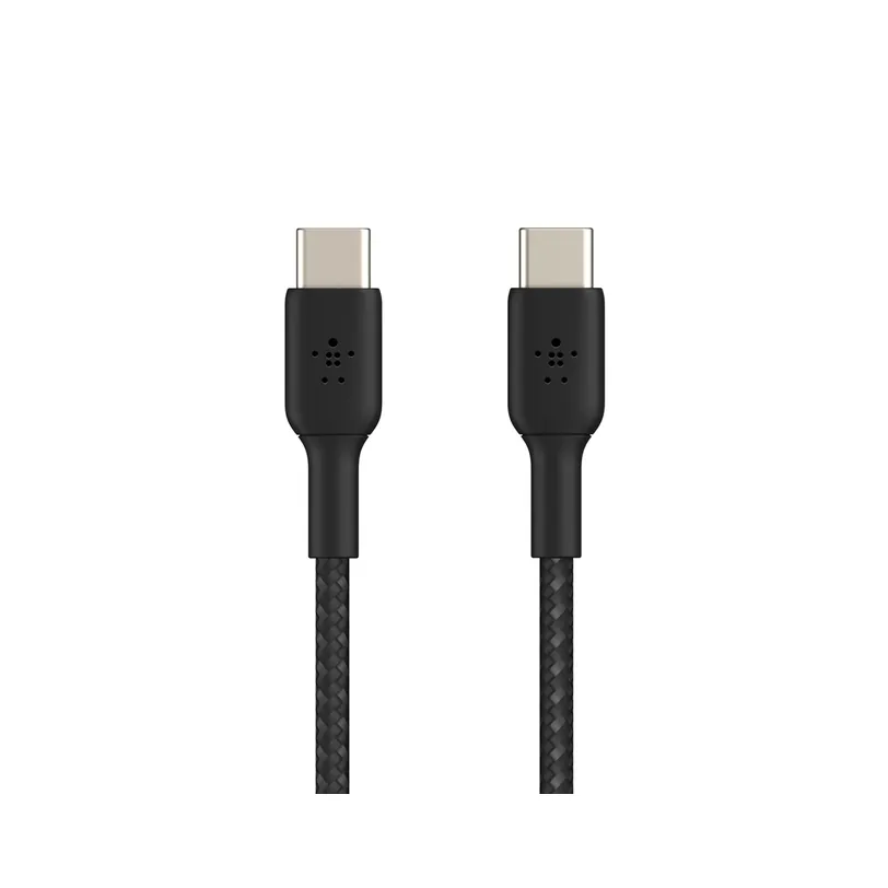 Belkin câble BoostCharge USB-C vers USB-C tressé 1 m — Noir