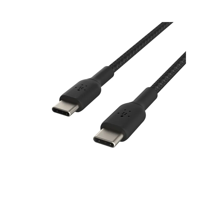 Belkin câble BoostCharge USB-C vers USB-C tressé 1 m — Noir