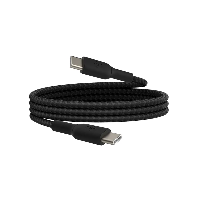 Belkin câble BoostCharge USB-C vers USB-C tressé 1 m — Noir