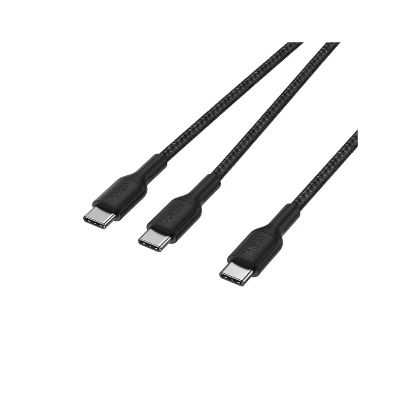 Belkin câble USB-C vers double USB-C 140 W — Noir