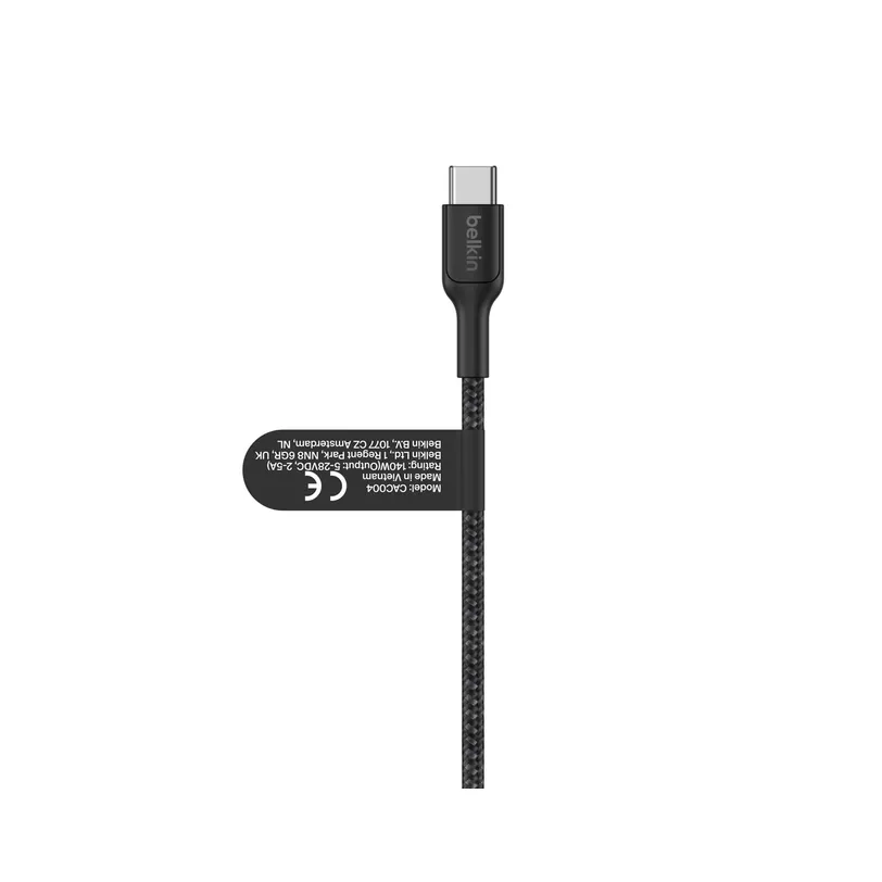 Belkin câble USB-C vers double USB-C 140 W — Noir