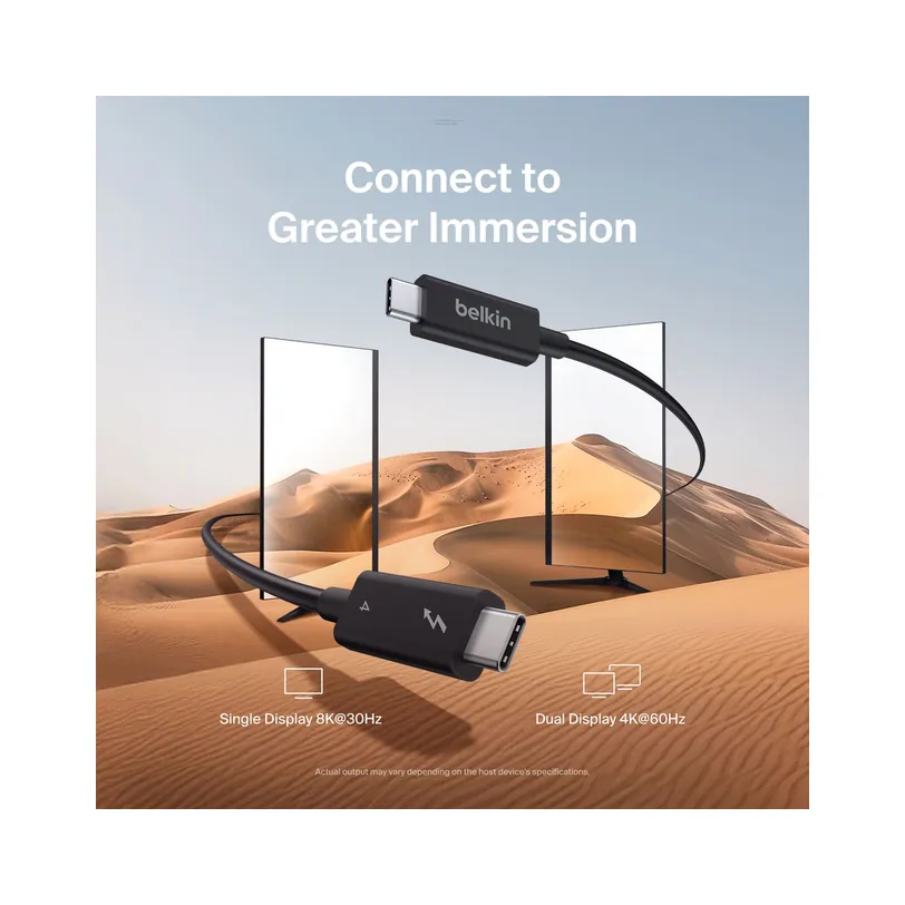 Belkin Connect Thunderbolt 4 Cable, 1M, Passive