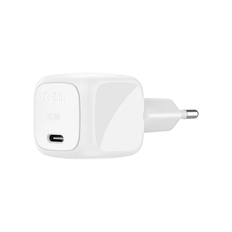 Belkin chargeur mural cube 30 W USB-C PPS — Blanc