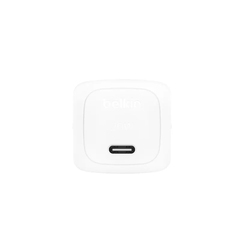 Belkin chargeur mural cube BoostCharge 20 W USB-C PPS — Blanc
