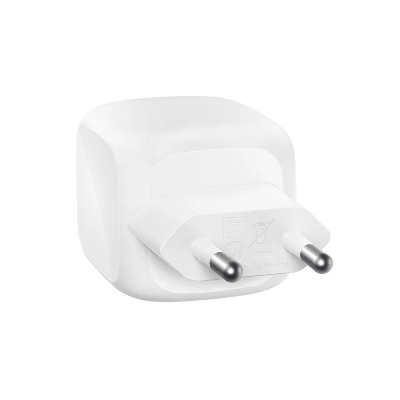 Belkin chargeur mural GaN double USB 50 W PPS — Blanc