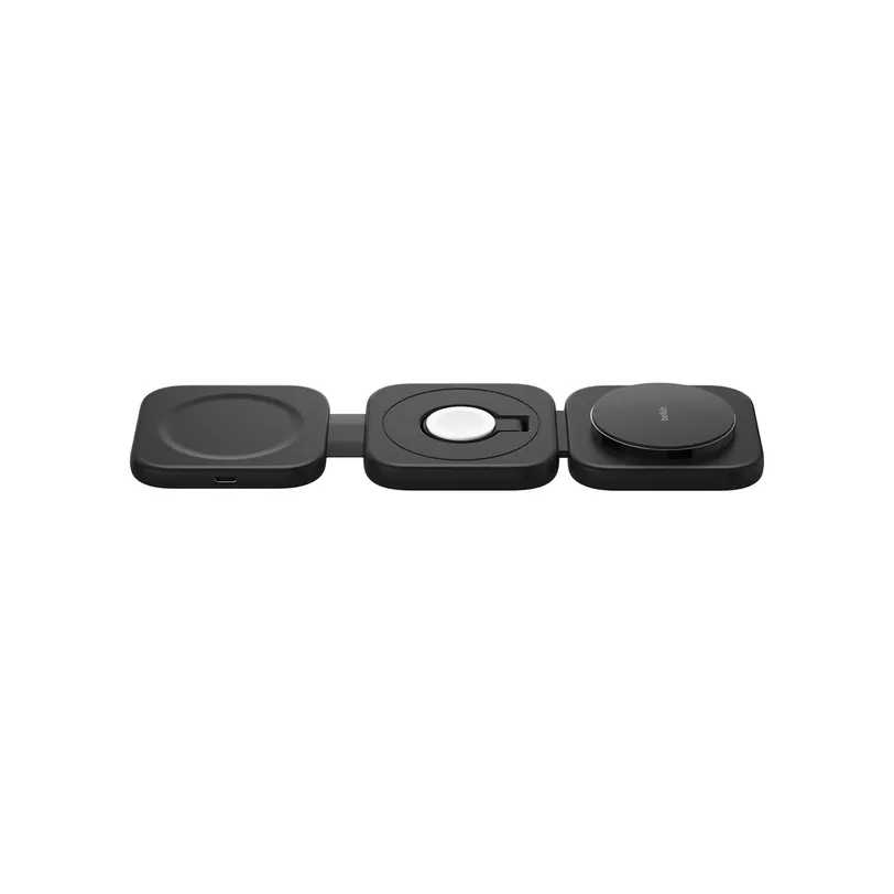 Belkin station de charge voyage BoostCharge 3-en-1 Qi2 Magnétique 15 W