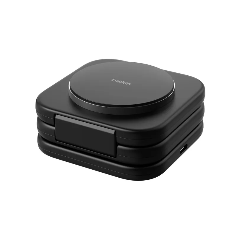 Belkin station de charge voyage BoostCharge 3-en-1 Qi2 Magnétique 15 W
