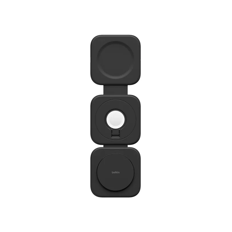 Belkin station de charge voyage BoostCharge 3-en-1 Qi2 Magnétique 15 W
