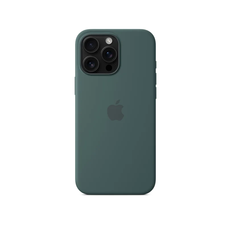 iPhone 16 Pro Max coque silicone MagSafe — Vert lac