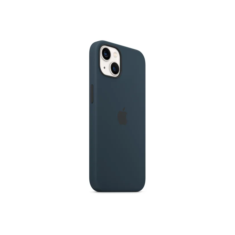 iPhone 13 coque silicone MagSafe — Bleu abysse