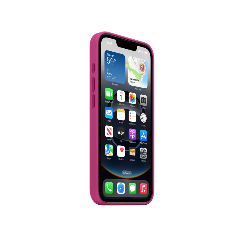 iPhone 16e Silicone Case — Fuchsia