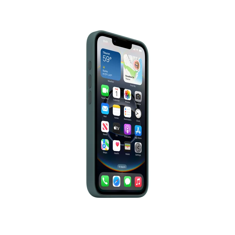 iPhone 16e Silicone Case — Vert lac