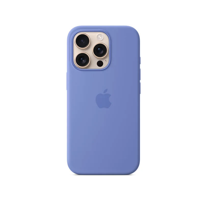 iPhone 16 Pro coque silicone MagSafe - Periwinkle
