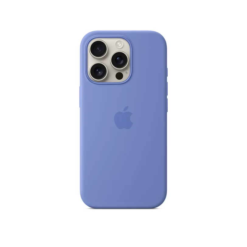 iPhone 16 Pro coque silicone MagSafe - Periwinkle