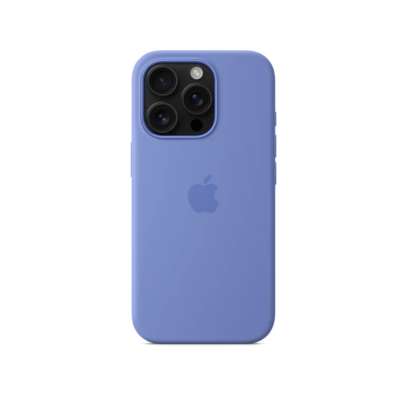 iPhone 16 Pro coque silicone MagSafe - Periwinkle
