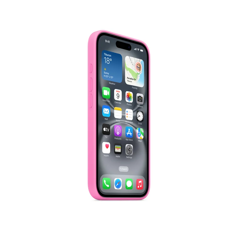 iPhone 16 coque silicone MagSafe — Pivoine