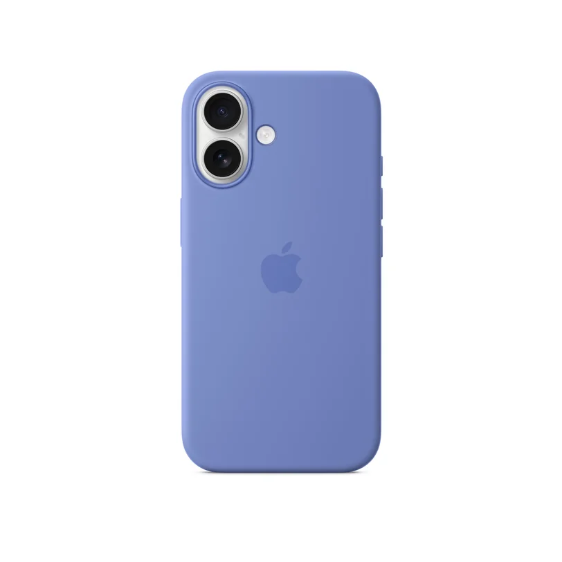 iPhone 16 coque silicone MagSafe - Periwinkle