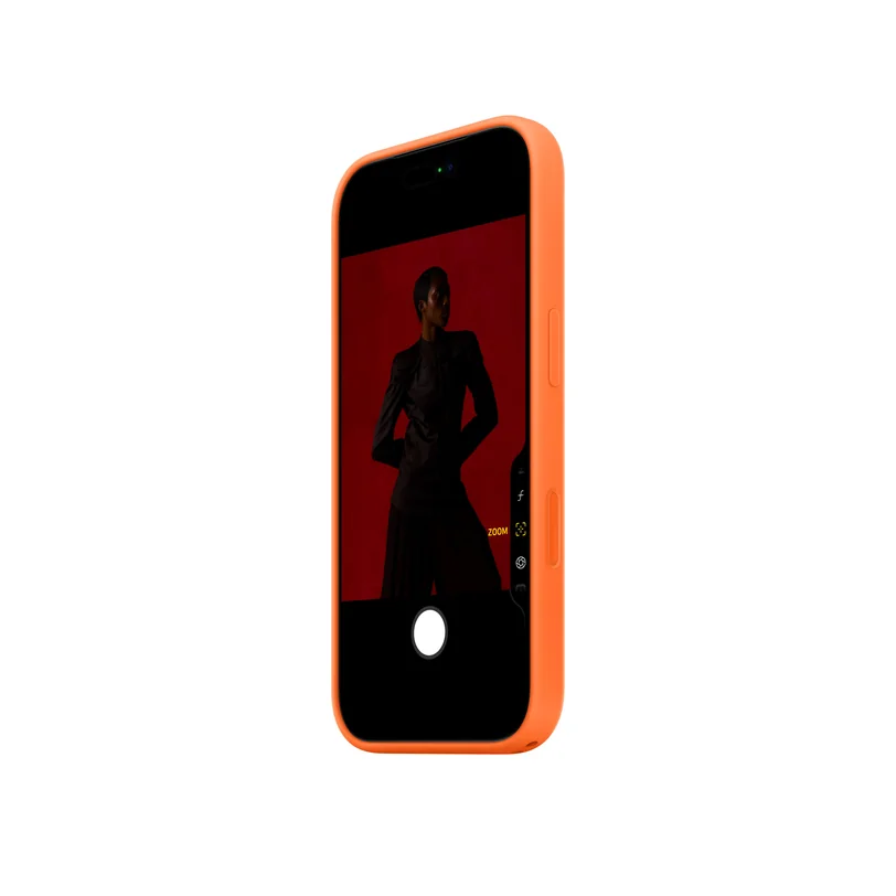 iPhone 17 Pro coque silicone MagSafe — Orange