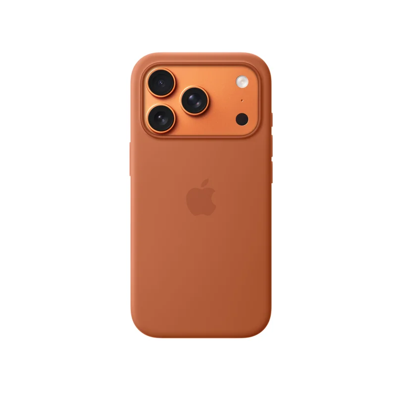 iPhone 17 Pro coque silicone MagSafe – Terra Cotta