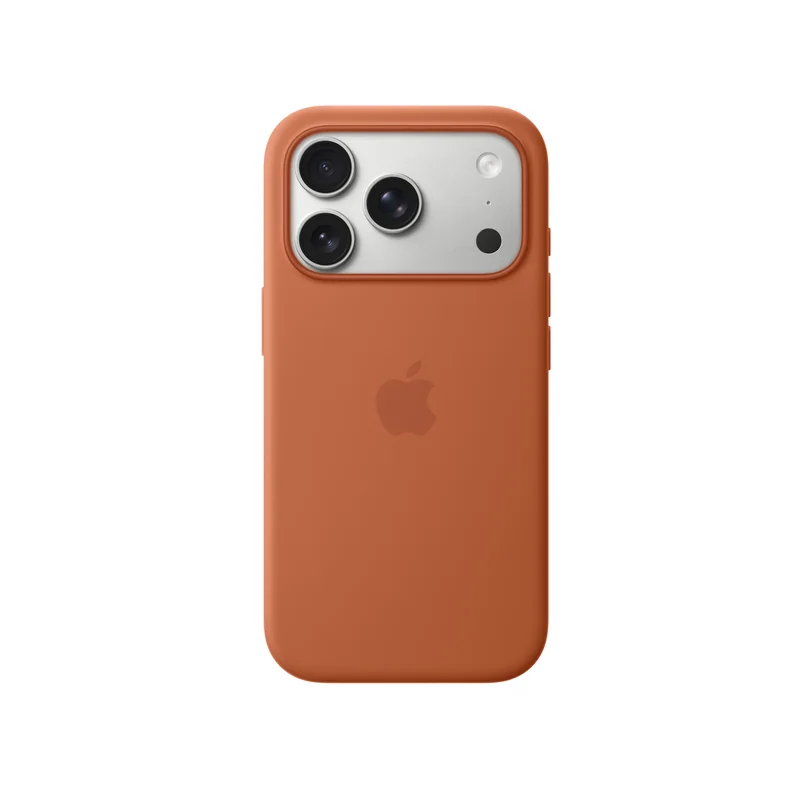 iPhone 17 Pro coque silicone MagSafe – Terra Cotta