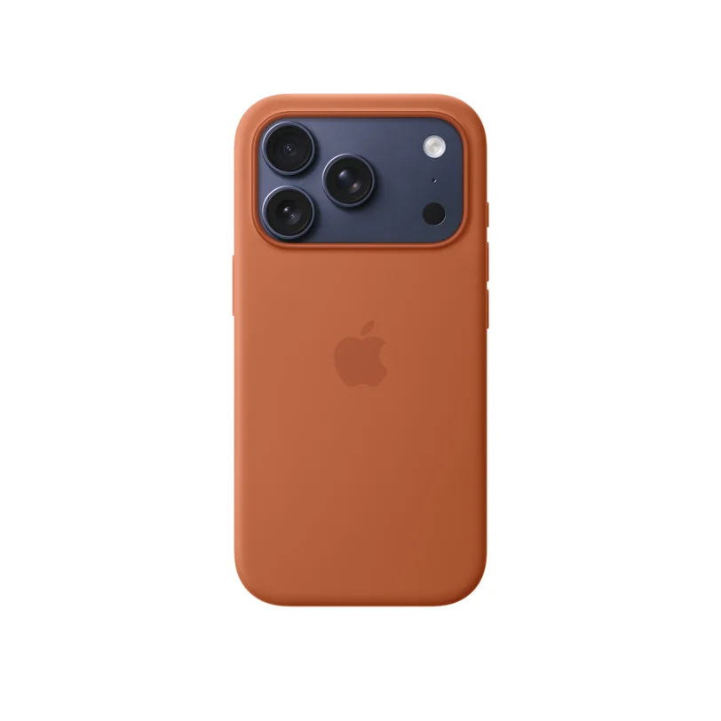 iPhone 17 Pro coque silicone MagSafe – Terra Cotta