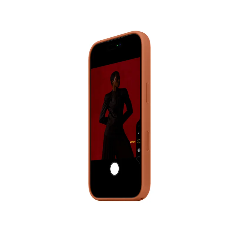 iPhone 17 Pro coque silicone MagSafe – Terra Cotta