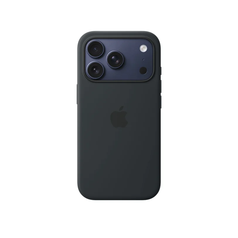 iPhone 17 Pro coque silicone MagSafe — Noir