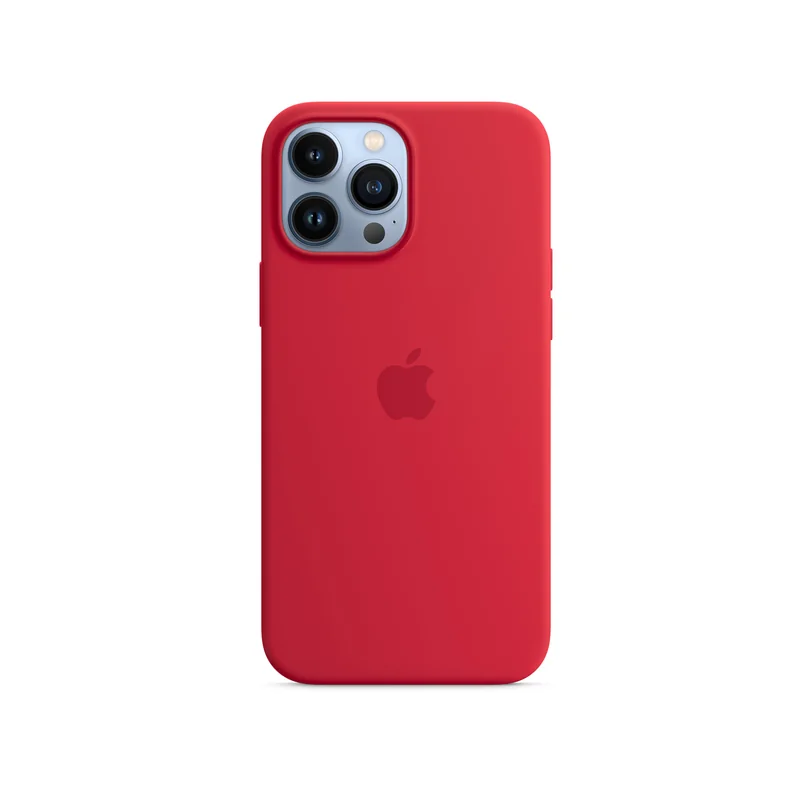 iPhone 13 Pro Max coque silicone MagSafe — (PRODUCT)RED