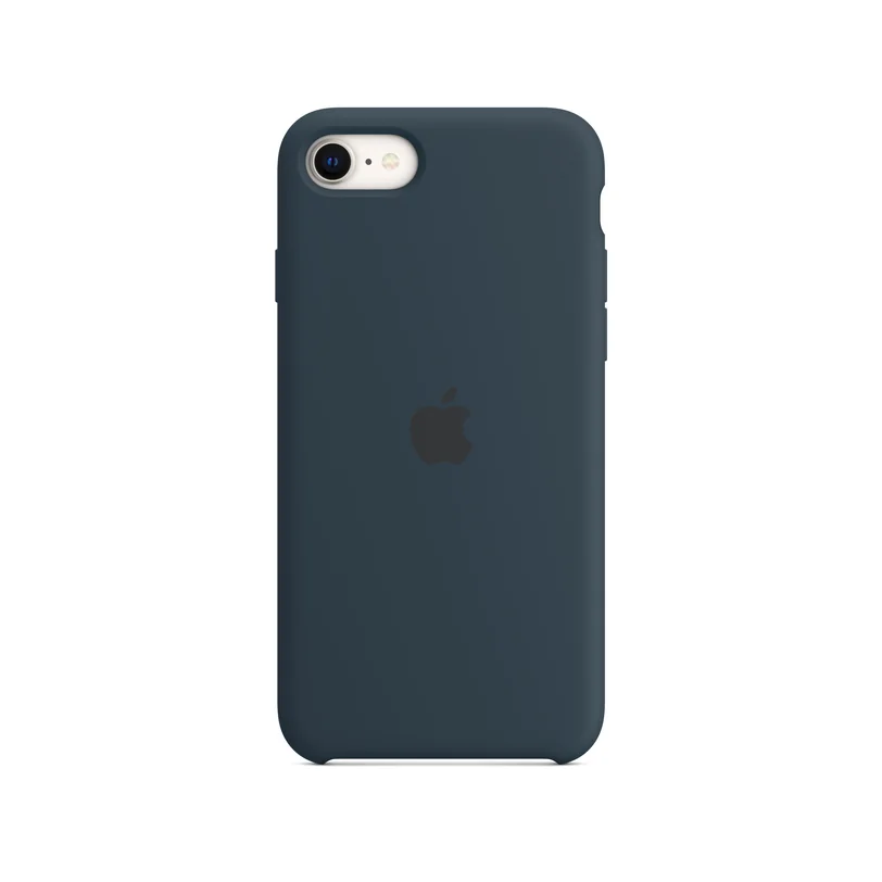 iPhone SE Silicone Case — Bleu abysse