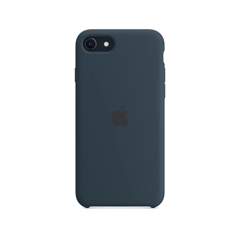 iPhone SE Silicone Case — Bleu abysse